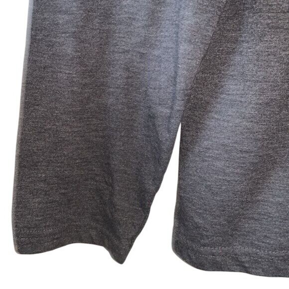 Adidas Mens Golf Long Sleeve Shirt Gray White Logo Polyester Cotton S - Picture 5 of 8